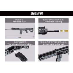 SEMBO 702991 non  SÚNG TRƯỜNG TẤN CÔNG KIỂU 19 bộ đồ chơi xếp lắp ráp ghép mô hình BLOCK GUN 1539 khối SEMBO 702991 non  SÚNG TRƯỜNG TẤN CÔNG KIỂU 19 bộ đồ chơi xếp lắp ráp ghép mô hình BLOCK GUN 1539 khối
