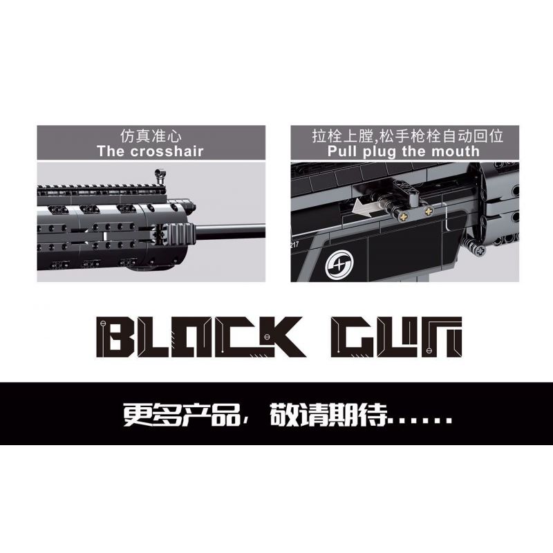 SEMBO 702991 non  SÚNG TRƯỜNG TẤN CÔNG KIỂU 19 bộ đồ chơi xếp lắp ráp ghép mô hình BLOCK GUN 1539 khối SEMBO 702991 non  SÚNG TRƯỜNG TẤN CÔNG KIỂU 19 bộ đồ chơi xếp lắp ráp ghép mô hình BLOCK GUN 1539 khối