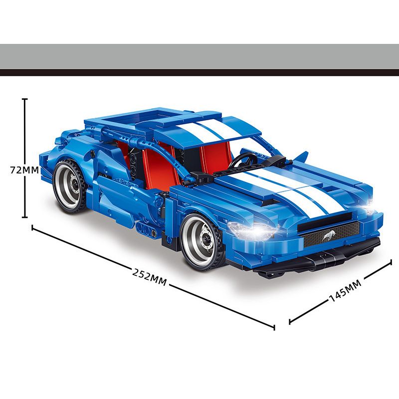 ZHEGAO QL1250 1250 non  FT-GT. bộ đồ chơi xếp lắp ráp ghép mô hình  Kỹ Thuật Công Nghệ Cao Mô Hình Phương Tiện 391 khối