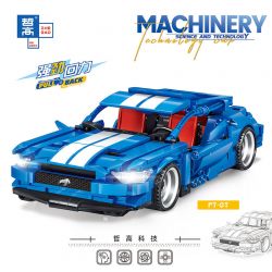 ZHEGAO QL1250 1250 non  FT-GT. bộ đồ chơi xếp lắp ráp ghép mô hình  Kỹ Thuật Công Nghệ Cao Mô Hình Phương Tiện 391 khối