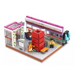 GUANGZHOU METRO 31024 31025 31026 non  GA SỞ THÚ TÀU ĐIỆN NGẦM QUẢNG CHÂU bộ đồ chơi xếp lắp ráp ghép mô hình Trains Tàu Hỏa 1472 khối