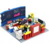 GUANGZHOU METRO 601004 non  PHÒNG ĐIỀU KHIỂN TÀU ĐIỆN NGẦM bộ đồ chơi xếp lắp ráp ghép mô hình Trains METRO CONTROL CENTER Tàu Hỏa 327 khối