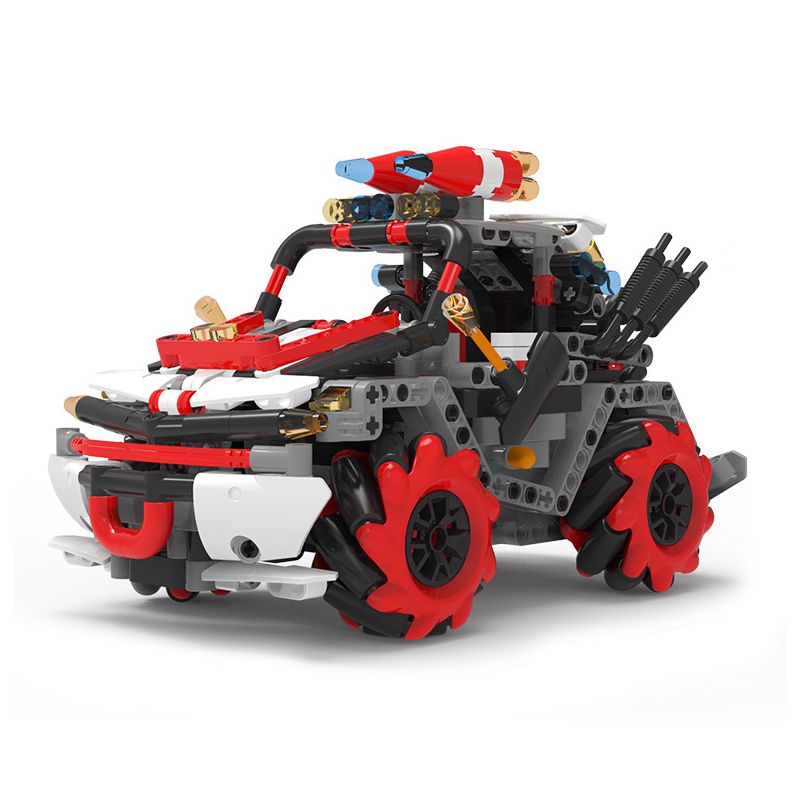 KAIYU K96104-M 96104-M M20 XK BC-15 non Lego CHIẾN TRANH ĐỎ bộ đồ chơi xếp lắp ráp ghép mô hình STUNT POLICE CAR 546 khối