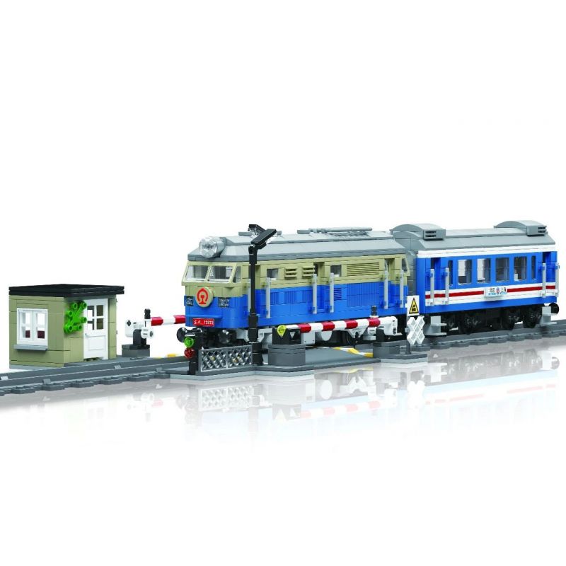 MouldKing 12022 Mould King 12022 non Lego ĐẦU MÁY DIESEL DONGFENG 4B bộ đồ chơi xếp lắp ráp ghép mô hình Trains WORLD RAILWAY DF4B DIESEL LOCOMOTIVE Tàu Hỏa 1212 khối