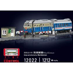 MouldKing 12022 Mould King 12022 non  ĐẦU MÁY DIESEL DONGFENG 4B bộ đồ chơi xếp lắp ráp ghép mô hình Trains WORLD RAILWAY DF4B DIESEL LOCOMOTIVE Tàu Hỏa 1212 khối
