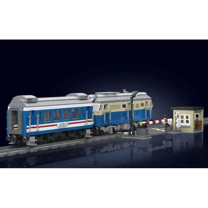 MouldKing 12022 Mould King 12022 non  ĐẦU MÁY DIESEL DONGFENG 4B bộ đồ chơi xếp lắp ráp ghép mô hình Trains WORLD RAILWAY DF4B DIESEL LOCOMOTIVE Tàu Hỏa 1212 khối