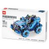 KAIYU K96103 96103 M10 XK BC-13 non  BÃO XANH bộ đồ chơi xếp lắp ráp ghép mô hình STUNT POLICE CAR 491 khối