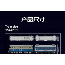 MouldKing 12022 Mould King 12022 non  ĐẦU MÁY DIESEL DONGFENG 4B bộ đồ chơi xếp lắp ráp ghép mô hình Trains WORLD RAILWAY DF4B DIESEL LOCOMOTIVE Tàu Hỏa 1212 khối