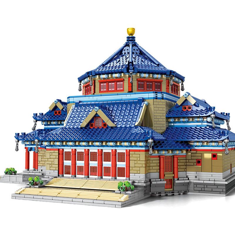 SEMBO 601306 non Lego NHÀ TƯỞNG NIỆM TÔN TRUNG SƠN QUẢNG CHÂU bộ đồ chơi xếp lắp ráp ghép mô hình Buildings 4725 khối