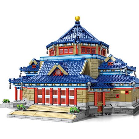 SEMBO 601306 non  NHÀ TƯỞNG NIỆM TÔN TRUNG SƠN QUẢNG CHÂU bộ đồ chơi xếp lắp ráp ghép mô hình Buildings 4725 khối