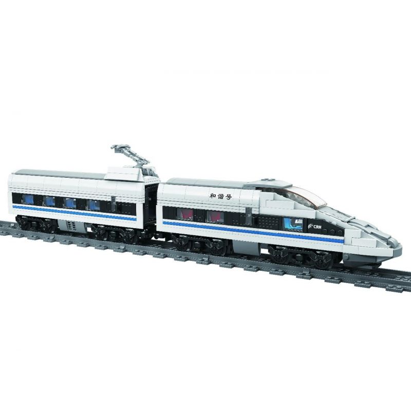 MouldKing 12021 Mould King 12021 non Lego BỘ ĐA NĂNG ĐIỆN HARMONY CRH380A bộ đồ chơi xếp lắp ráp ghép mô hình Trains WORLD RAILWAY CRH380A HIGH-SPEED TRAIN Tàu Hỏa 1211 khối