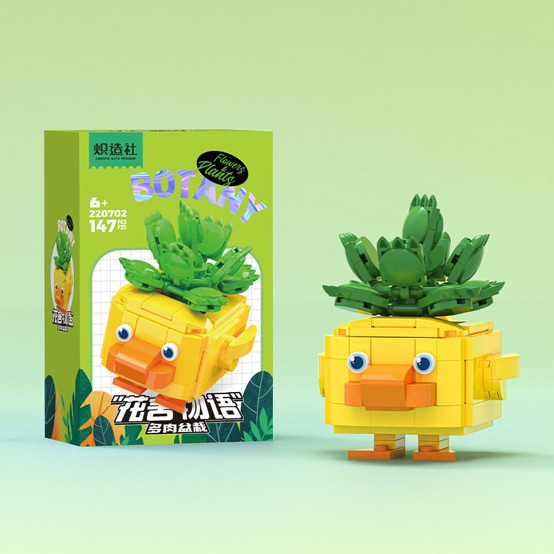 KOZOSHA 220701 220702 220703 220704 220705 220706 220707 220708 220709 non  FLOWER HOUSE STORY CÂY MỌNG NƯỚC TRONG CHẬU bộ đồ chơi xếp lắp ráp ghép mô hình Creator FLOWERS & PLANTS Sáng Tạo 1354 khối
