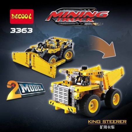  MINING TRUCK 42035 JISI 3363 LELE 38002 MouldKing 13016 Mould King 13016 QIAO LE TONG 5351 YILE 108A xếp lắp ráp ghép mô hình 2 DẠNG XE TẢI KHU MỎ BEN VÀ ỦI KHAI THÁC  Kỹ Thuật Công Nghệ Cao Mô Hình Phương Tiện 362 khối