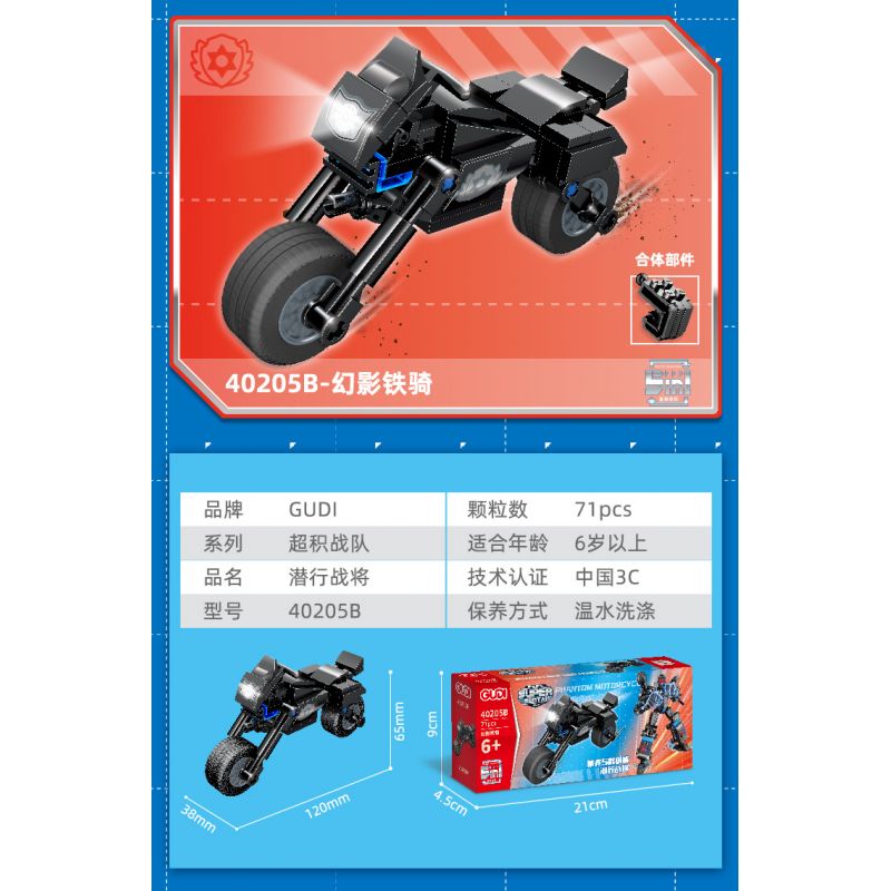 GUDI 40205 non  ĐỘI SIÊU TÍCH LŨY CHIẾN BINH TÀNG HÌNH 5 KẾT HỢP bộ đồ chơi xếp lắp ráp ghép mô hình Transformers SUPER SENTAI SNEAK GENERAL Robot Đại Chiến Người Máy Biến Hình 385 khối GUDI 40205 non  ĐỘI SIÊU TÍCH LŨY CHIẾN BINH TÀNG HÌNH 5 KẾT HỢP bộ đồ chơi xếp lắp ráp ghép mô hình Transformers SUPER SENTAI SNEAK GENERAL Robot Đại Chiến Người Máy Biến Hình 385 khối