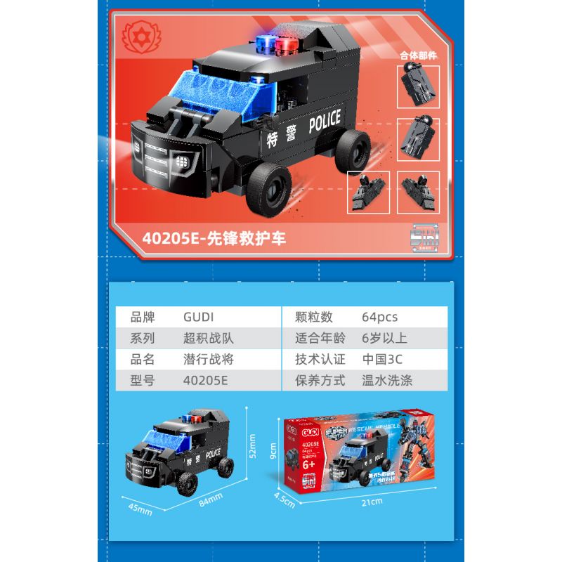 GUDI 40205 non  ĐỘI SIÊU TÍCH LŨY CHIẾN BINH TÀNG HÌNH 5 KẾT HỢP bộ đồ chơi xếp lắp ráp ghép mô hình Transformers SUPER SENTAI SNEAK GENERAL Robot Đại Chiến Người Máy Biến Hình 385 khối GUDI 40205 non  ĐỘI SIÊU TÍCH LŨY CHIẾN BINH TÀNG HÌNH 5 KẾT HỢP bộ đồ chơi xếp lắp ráp ghép mô hình Transformers SUPER SENTAI SNEAK GENERAL Robot Đại Chiến Người Máy Biến Hình 385 khối