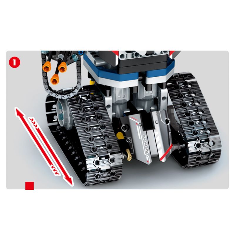 SEMBO 704971 non  THEO DÕI ROBOT. bộ đồ chơi xếp lắp ráp ghép mô hình  Kỹ Thuật Công Nghệ Cao Mô Hình Phương Tiện 611 khối
