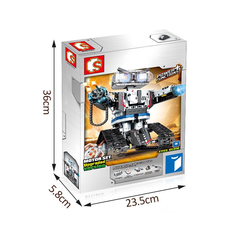 SEMBO 704971 non  THEO DÕI ROBOT. bộ đồ chơi xếp lắp ráp ghép mô hình  Kỹ Thuật Công Nghệ Cao Mô Hình Phương Tiện 611 khối