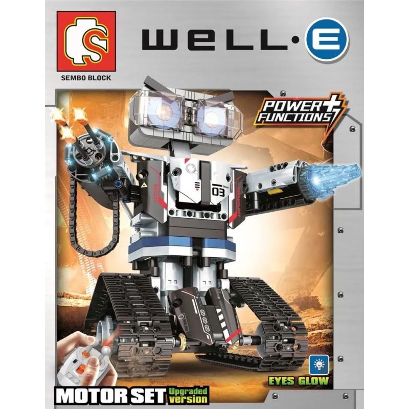 SEMBO 704971 non  THEO DÕI ROBOT. bộ đồ chơi xếp lắp ráp ghép mô hình  Kỹ Thuật Công Nghệ Cao Mô Hình Phương Tiện 611 khối