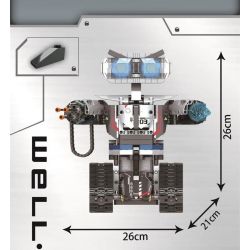 SEMBO 704971 non  THEO DÕI ROBOT. bộ đồ chơi xếp lắp ráp ghép mô hình  Kỹ Thuật Công Nghệ Cao Mô Hình Phương Tiện 611 khối