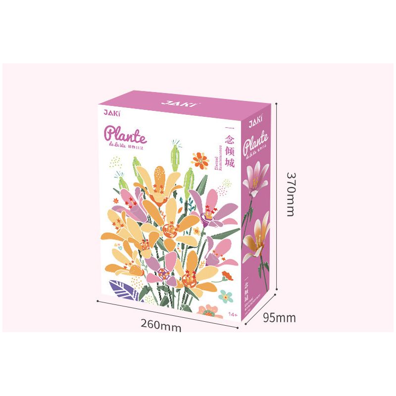 JAKI JK26953 26953 non  NHẬT KÝ THỰC VẬT MỘT NGHĨ LÀM SAY MÊ THÀNH PHỐ bộ đồ chơi xếp lắp ráp ghép mô hình Creator ETERNAL REMINISCENCE Sáng Tạo 1314 khối