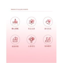 JAKI JK26953 26953 non  NHẬT KÝ THỰC VẬT MỘT NGHĨ LÀM SAY MÊ THÀNH PHỐ bộ đồ chơi xếp lắp ráp ghép mô hình Creator ETERNAL REMINISCENCE Sáng Tạo 1314 khối