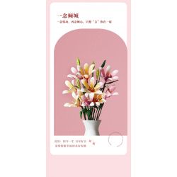 JAKI JK26953 26953 non  NHẬT KÝ THỰC VẬT MỘT NGHĨ LÀM SAY MÊ THÀNH PHỐ bộ đồ chơi xếp lắp ráp ghép mô hình Creator ETERNAL REMINISCENCE Sáng Tạo 1314 khối