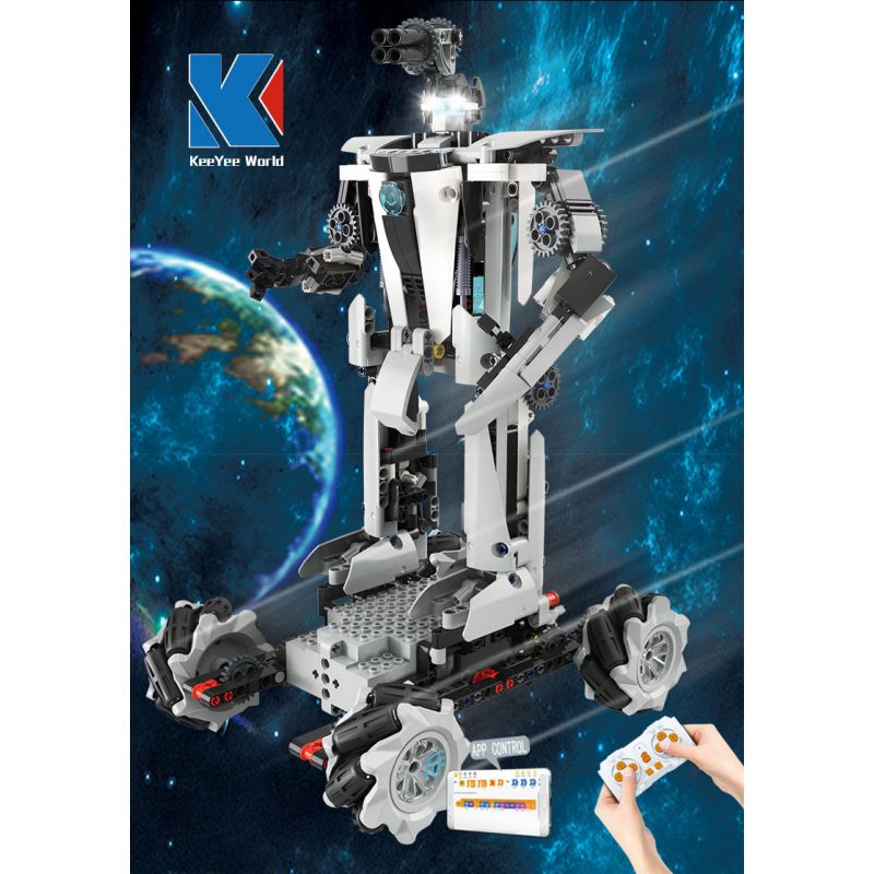 KAIYU K96119 96119 non  ROBOT POSATON bộ đồ chơi xếp lắp ráp ghép mô hình  STAR HUNTS Kỹ Thuật Công Nghệ Cao Mô Hình Phương Tiện 586 khối