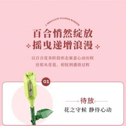 JAKI JK26953 26953 non  NHẬT KÝ THỰC VẬT MỘT NGHĨ LÀM SAY MÊ THÀNH PHỐ bộ đồ chơi xếp lắp ráp ghép mô hình Creator ETERNAL REMINISCENCE Sáng Tạo 1314 khối