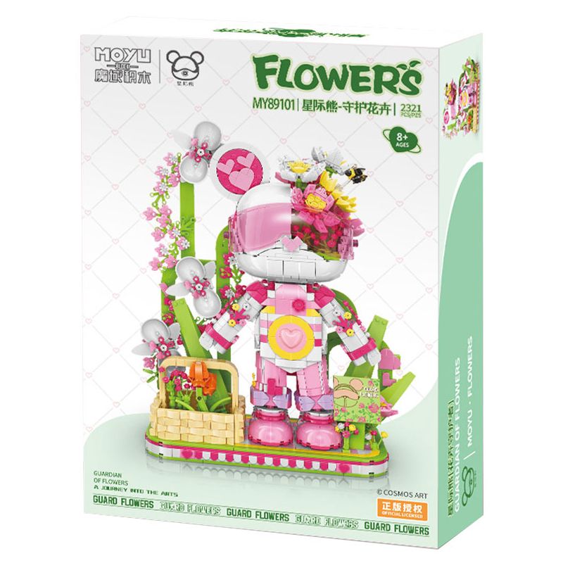 MOYU BLOCK MY89101 89101 non  BẢO VỆ HOA bộ đồ chơi xếp lắp ráp ghép mô hình 2321 khối