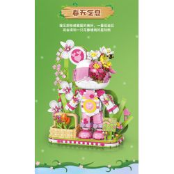 MOYU BLOCK MY89101 89101 non  BẢO VỆ HOA bộ đồ chơi xếp lắp ráp ghép mô hình 2321 khối