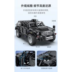 CADA DOUBLEE C51207 51207 non  XE ĐỊA HÌNH CHIẾN BINH tỷ lệ 1:12 bộ đồ chơi xếp lắp ráp ghép mô hình  SWAT TRUCK Kỹ Thuật Công Nghệ Cao Mô Hình Phương Tiện 561 khối