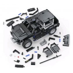 CADA DOUBLEE C51207 51207 non  XE ĐỊA HÌNH CHIẾN BINH tỷ lệ 1:12 bộ đồ chơi xếp lắp ráp ghép mô hình  SWAT TRUCK Kỹ Thuật Công Nghệ Cao Mô Hình Phương Tiện 561 khối