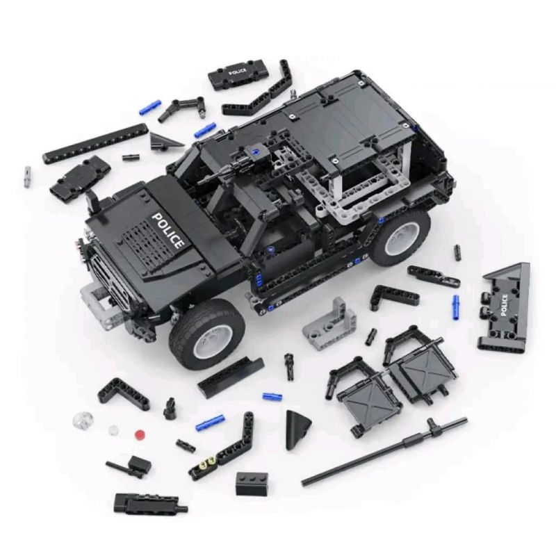 CADA DOUBLEE C51207 51207 non  XE ĐỊA HÌNH CHIẾN BINH tỷ lệ 1:12 bộ đồ chơi xếp lắp ráp ghép mô hình  SWAT TRUCK Kỹ Thuật Công Nghệ Cao Mô Hình Phương Tiện 561 khối