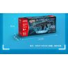 GUDI 40301 non  SÚNG TRƯỜNG TẤN CÔNG M416 8 TỔ HỢP bộ đồ chơi xếp lắp ráp ghép mô hình Gun SUPER SENTAI M416 ASSAULT RIFLE