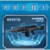 GUDI 40301 non  SÚNG TRƯỜNG TẤN CÔNG M416 8 TỔ HỢP bộ đồ chơi xếp lắp ráp ghép mô hình Gun SUPER SENTAI M416 ASSAULT RIFLE