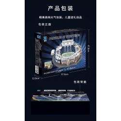 KAIYU K86102 86102 non  CÂU LẠC BỘ BÓNG ĐÁ CHELSEA STANFORD BRIDGE COURT (KHÓA HỌC PHÒNG XE HƠI) bộ đồ chơi xếp lắp ráp ghép mô hình Buildings STAMFORD BRIDGE STADIUM 4137 khối