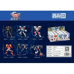 ZHEGAO KB2003 2003 KB2004 2004 KB2001 2001 non  SỰ TRỞ LẠI CỦA KABAO CAR GOD STORM HEAVY TITAN 5 COMBO bộ đồ chơi xếp lắp ráp ghép mô hình Movie & Game PENTASTORM X Phim Và Trò Chơi 807 khối