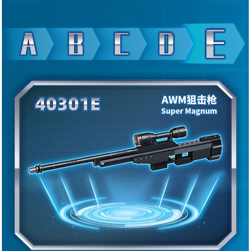 GUDI 40301 non  SÚNG TRƯỜNG TẤN CÔNG M416 8 TỔ HỢP bộ đồ chơi xếp lắp ráp ghép mô hình Gun SUPER SENTAI M416 ASSAULT RIFLE