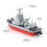 ACHKO 40014 non  KẺ HỦY DIỆT TÊN LỬA 052D. bộ đồ chơi xếp lắp ráp ghép mô hình Military Army 052D DESTRDYER Quân Sự Bộ Đội 355 khối