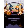 BALODY 21052 non  NGÔI NHÀ KẸO HALLOWEEN bộ đồ chơi xếp lắp ráp ghép mô hình Seasonal CANDY HOUSE Mùa Lễ Hội 780 khối