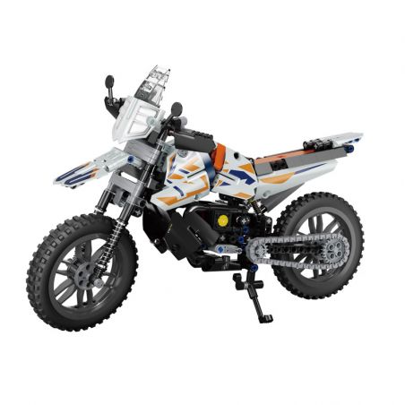 ACHKO 30015 non  XE MÁY XUYÊN QUỐC GIA NÚI KTM-790 bộ đồ chơi xếp lắp ráp ghép mô hình  Kỹ Thuật Công Nghệ Cao Mô Hình Phương Tiện 434 khối