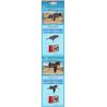 GUDI 40601 non  ĐẠI BÀNG SA MẠC 8 KẾT HỢP bộ đồ chơi xếp lắp ráp ghép mô hình Gun SUPER SENTAI Súng