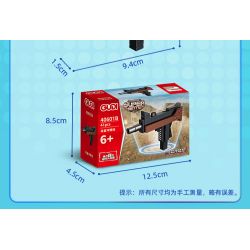 GUDI 40601 non  ĐẠI BÀNG SA MẠC 8 KẾT HỢP bộ đồ chơi xếp lắp ráp ghép mô hình Gun SUPER SENTAI Súng