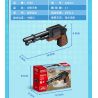 GUDI 40601 non  ĐẠI BÀNG SA MẠC 8 KẾT HỢP bộ đồ chơi xếp lắp ráp ghép mô hình Gun SUPER SENTAI Súng