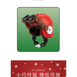 BALODY 21059 non  GIÁNG SINH BA BÁNH bộ đồ chơi xếp lắp ráp ghép mô hình Motorcycle Motorbike Xe Hai Bánh 1529 khối