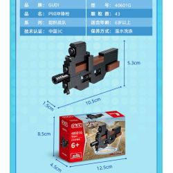 GUDI 40601 non  ĐẠI BÀNG SA MẠC 8 KẾT HỢP bộ đồ chơi xếp lắp ráp ghép mô hình Gun SUPER SENTAI Súng