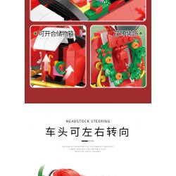 BALODY 21059 non  GIÁNG SINH BA BÁNH bộ đồ chơi xếp lắp ráp ghép mô hình Motorcycle Motorbike Xe Hai Bánh 1529 khối