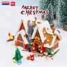 BALODY 21058 non  NHÀ BÁNH GỪNG bộ đồ chơi xếp lắp ráp ghép mô hình Christmas Giáng Sinh 1026 khối
