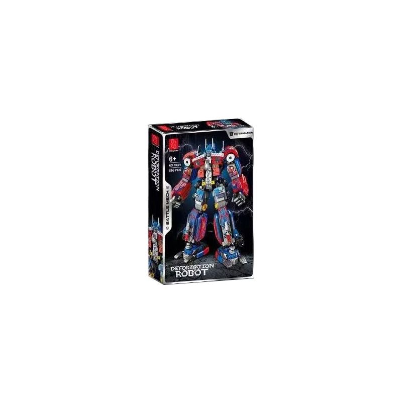 818 98272 10001 F CARD 76001 LW 7013 non  TỐI ƯU THỦ bộ đồ chơi xếp lắp ráp ghép mô hình DEFORMATION ROBOT 813 khối
