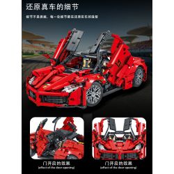 MorkModel 023014 Mork Model 023014 non  FERRARI LAFERRARI 1:12 tỷ lệ 1:12 bộ đồ chơi xếp lắp ráp ghép mô hình  Kỹ Thuật Công Nghệ Cao Mô Hình Phương Tiện 1659 khối